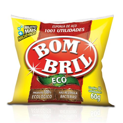 Lã de Aço Bombril 8 Unidades       - 14 Unidades
