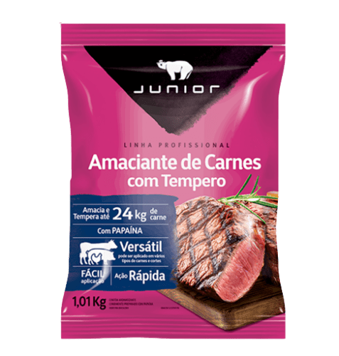 Amaciante de Carne Junior Com Tempero 1,01Kg       - 10 Unidades