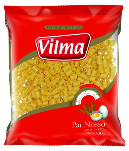 Macarrão com Ovos Pai Nosso Vilma Alimentos 500g - 20 Unidades