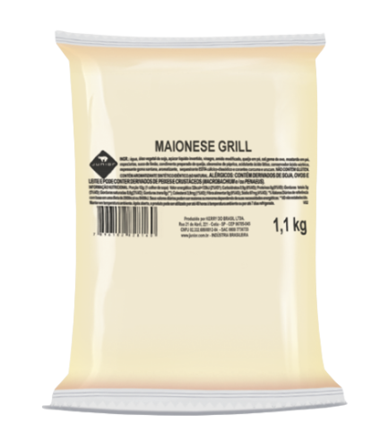 Maionese Grill Junior Pouch 1,1Kg      - 5 Unidades