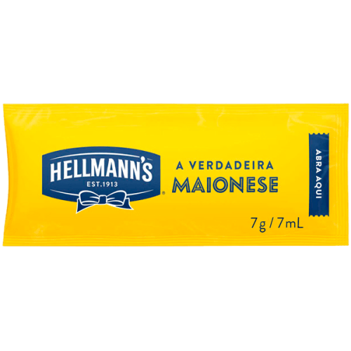 Maionese Tradicional Hellmann's 7g Caixa com 168Un - 1 Unidade