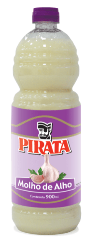 Molho de Alho Pirata 900ml     - 12 Unidades