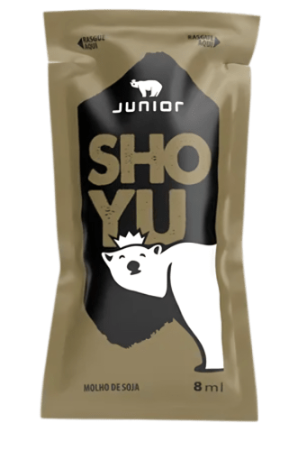 Molho Shoyu Sachet Junior 8ml caixa com 300Un - 1 Unidade