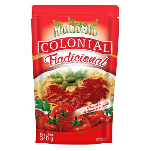 Molho de Tomate Refogado Tradicional Mio Colonial 300g - 32 Unidades