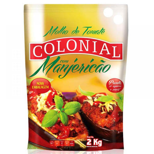 Molho de Tomate com Manjericao Colonial 2Kg    - 1 Unidade