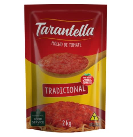 Molho de Tomate Tradicional Tarantella 2kg     - 6 Unidades