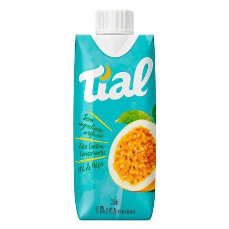 Suco Néctar de Maracujá Tial 330ml     - 12 Unidades