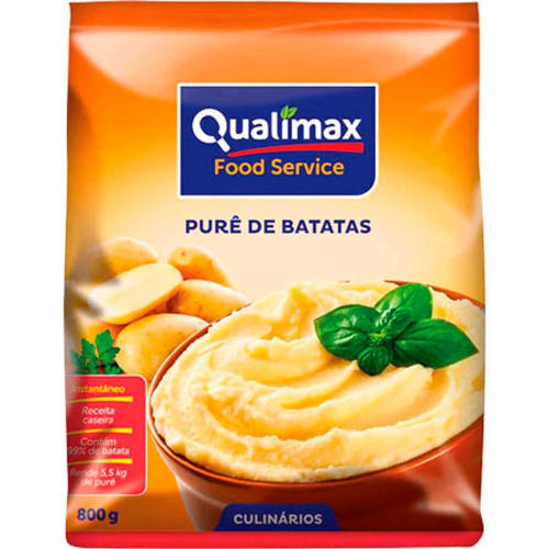 Purê de Batata Qualimax 800g       - 6 Unidades