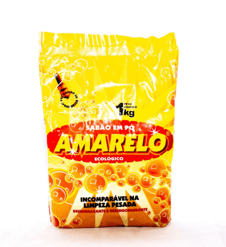 Sabão em Pó Amarelo 1kg    - 25 Unidades