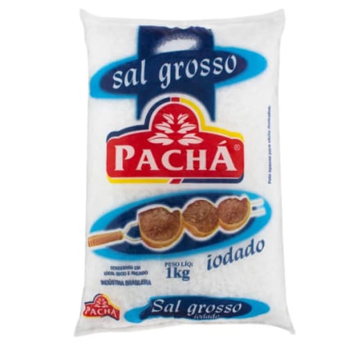 Sal Pachá Para Churrasco 1Kg       - 10 Unidades