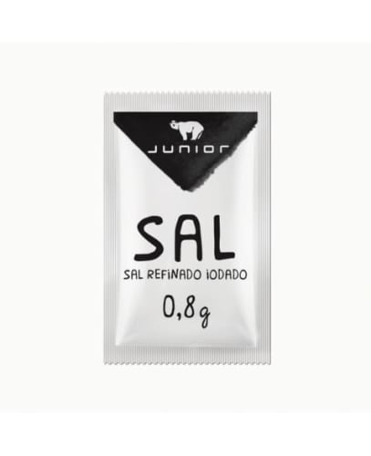Sal Júnior Sache de 0,8g Caixa com 2500Un      - 1 Unidade