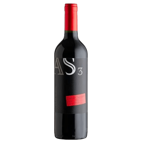Vinho Chileno Seco AS3 Cabernet Sauvignon Tinto 750ml      - 12 Unidades