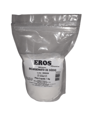 Bicarbonato Sódio Eros 1Kg     - 12 Unidades