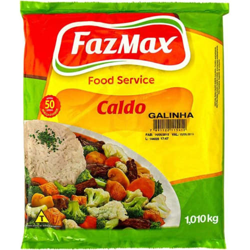 Caldo de Galinha Fazmax 1,01Kg     - 10 Unidades