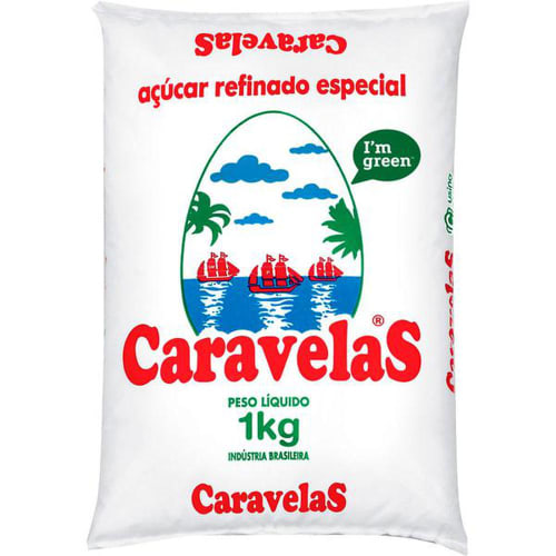 Açúcar Refinado Caravelas 1kg - FD