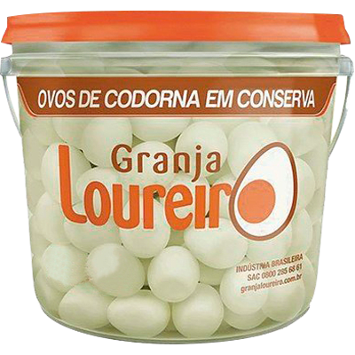 Ovos de Codorna em Conserva Loureiro 1,7Kg     - 1 Unidade