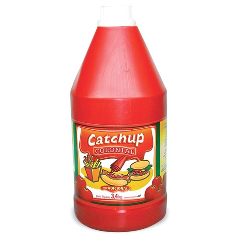 Ketchup Colonial 3,4Kg     - 4 Unidades