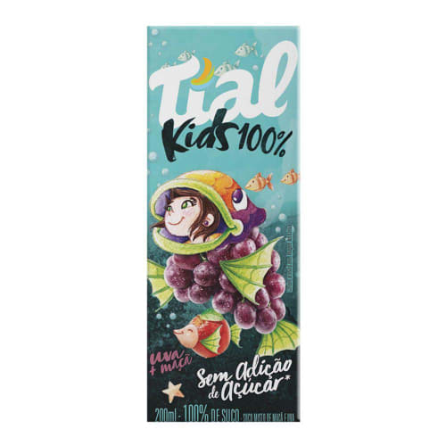 Suco Néctar 100% Uva Tial Kids 200ml       - 1