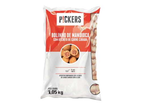 Bolinho Mandioca com Carne Seca Pickers 1,05Kg McCain      - 1 Unidade
