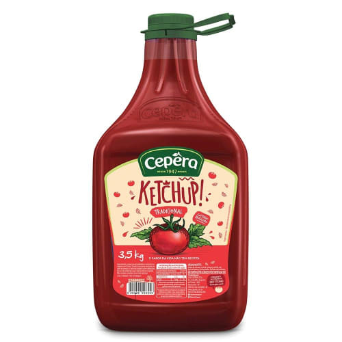 Ketchup Big Pump Cepêra 3,5Kg      - 4 Unidades