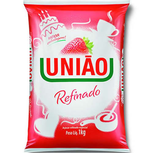 Açúcar Refinado União 1kg      - 10 Unidades