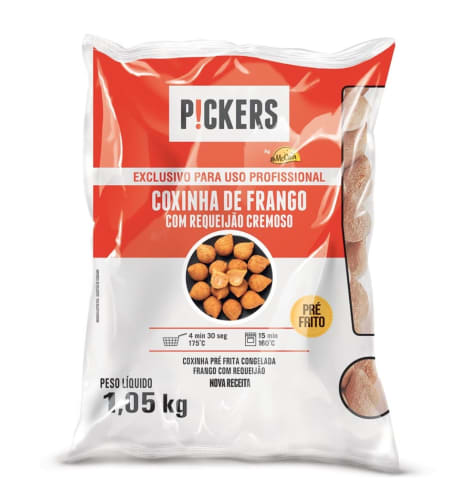 Coxinha Pré Frita Congelada de Frango Com Requeijão McCain 1,05Kg  - PT