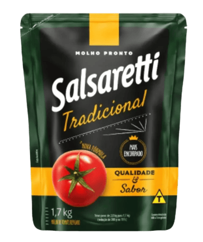 Molho de Tomate Tradicional Salsaretti 1,7Kg - PET