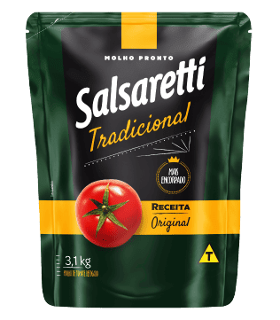 Molho de Tomate Tradicional Salsaretti 3,1Kg - PT