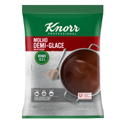 Molho Em Pó Escuro Bechamel Demi Glace Knorr 1,1kg - BG