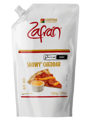 Molho Showy Cheddar Zafrán 1,05Kg - SC