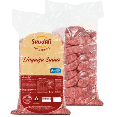 Linguiça Suína Congelada Saudali 5Kg - PT