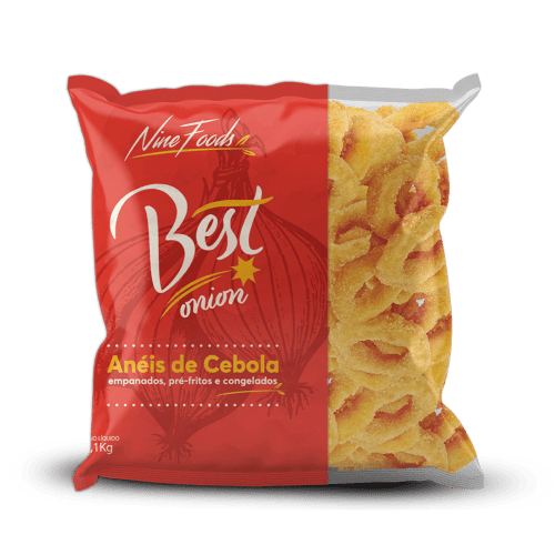 Anéis de Cebola Empanados Best Onions 1,1Kg - CX