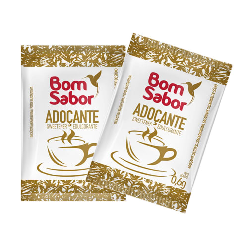 Adoçante Bom Sabor Sachê 0,6g Caixa com 500Un - 1 Unidade