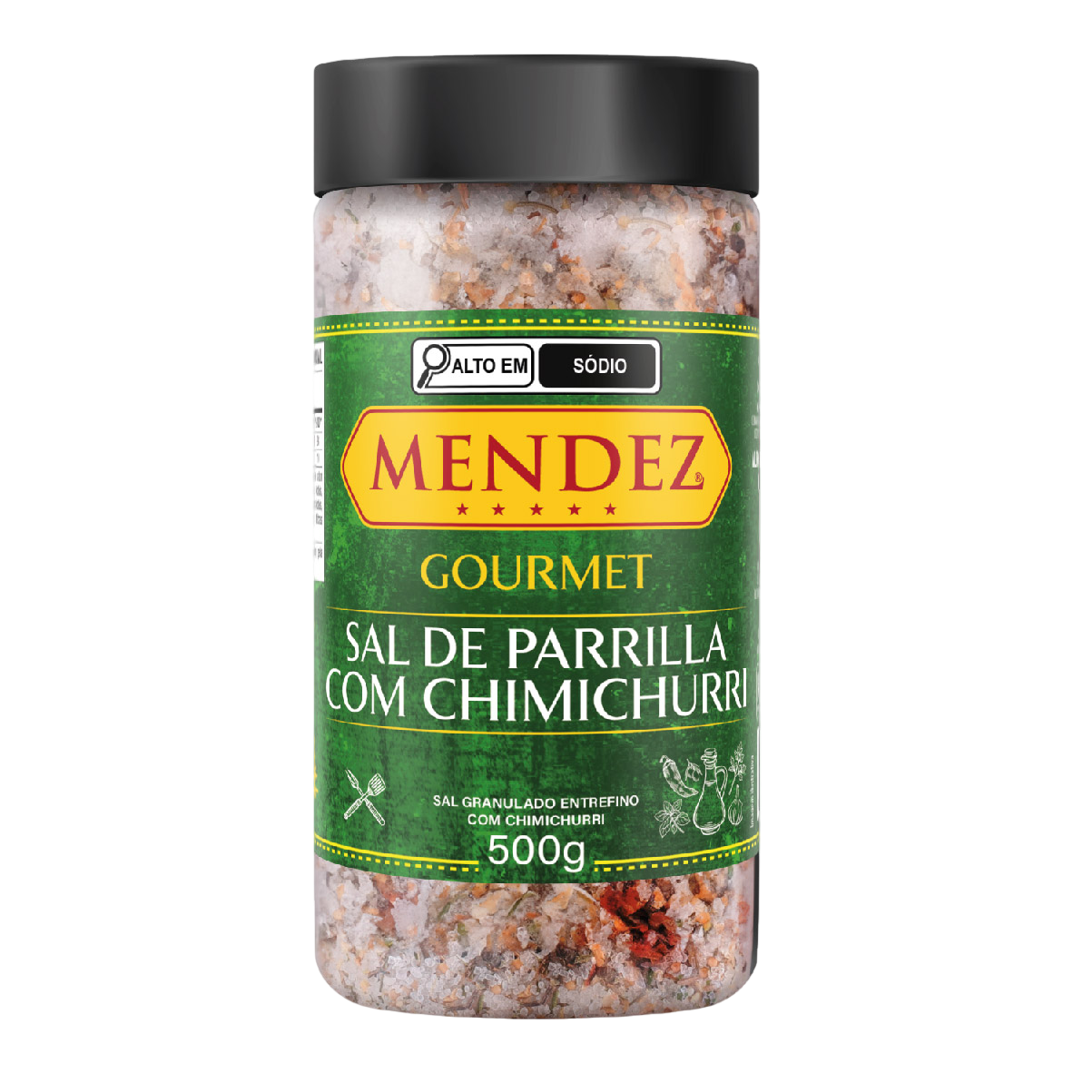 Sal De Parrilla Chimichurri Mendez 500g - PT