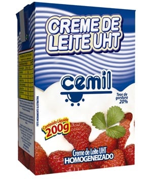 Creme de Leite Cemil 200g      - 27 Unidades