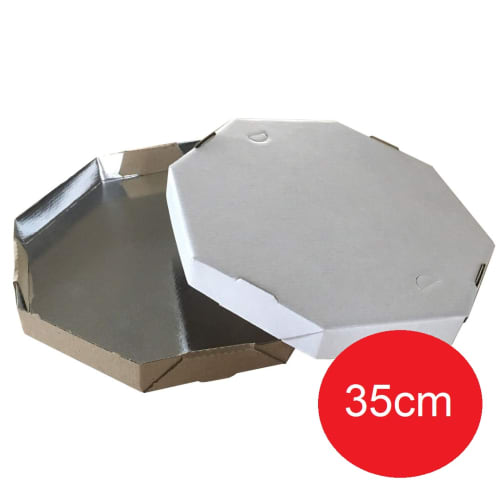 Caixa de Pizza Fundo Laminada 35Cm 25Un    - 1 Unidade