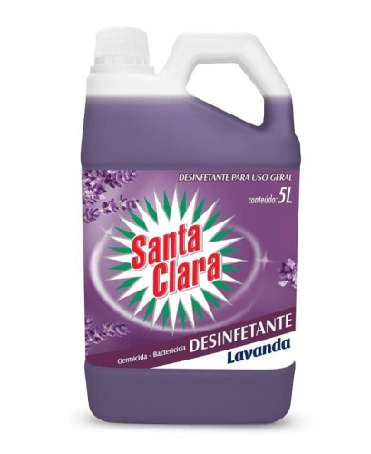 Desinfetante Go Lavanda Santa Clara 5L     - 4 Unidades