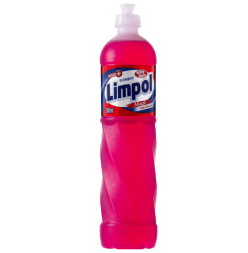 Detergente Líquido Maçã Limpol 500ml       - 24 Unidades