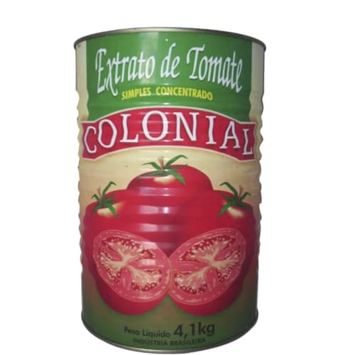 Extrato de Tomate Colonial 4,1Kg       - 4 Unidades
