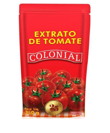 Extrato de Tomate Sachê Colonial 350g      - 32 Unidades
