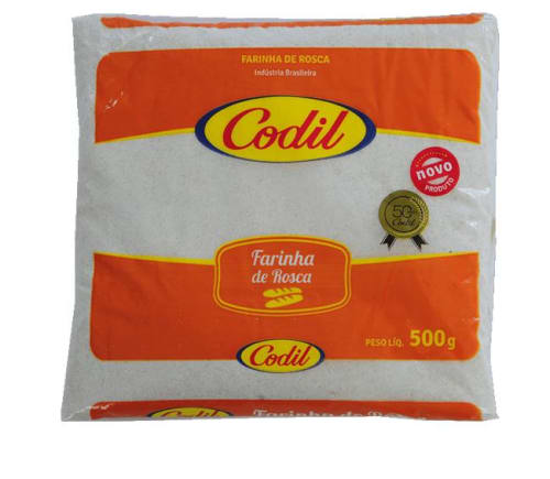 Farinha de Rosca Codil 500g    - 10 Unidades