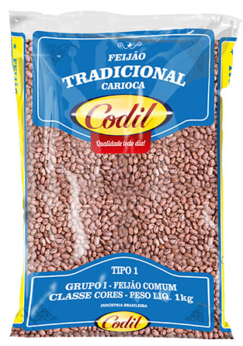 Feijão Carioca Tipo 1 Codil 1kg    -