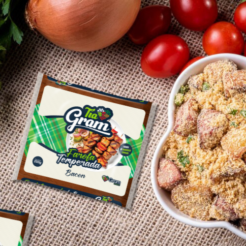 Farofa Pronta Bacon Tia Gram 250g -